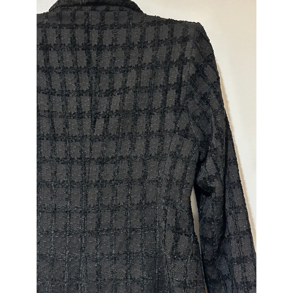 En Saison Melbrooke Tweed Single-Breasted Blazer Black Sz Large Runs Small NWT - Picture 15 of 16